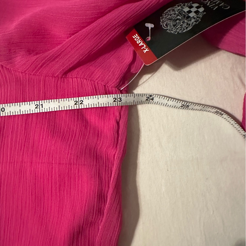 Vince Camuto Valentine’s long sleeve dress hot pink NWT. Feminine Barbie ballet - Picture 13 of 13